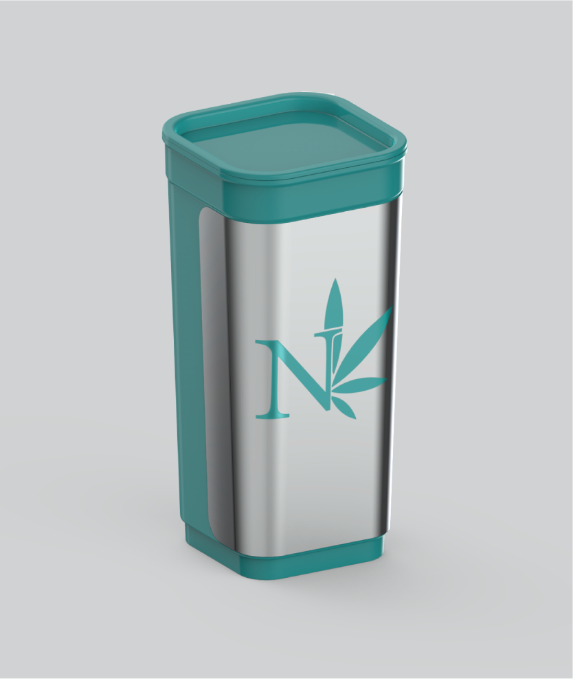 Custom Pop-Top Containers for Cannabis & Marijuana